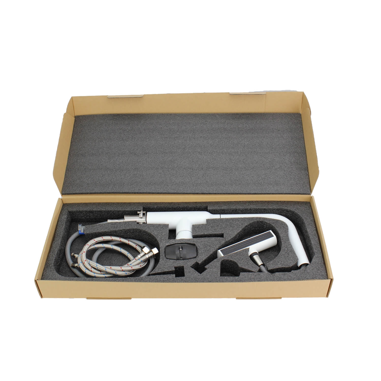 stainless steel pull out spray faucet