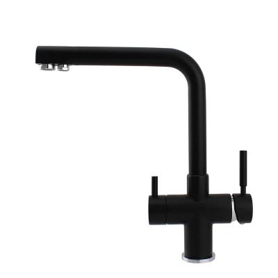 Matt Black 4-in-1 Kitchen Taps Filter Water Taps