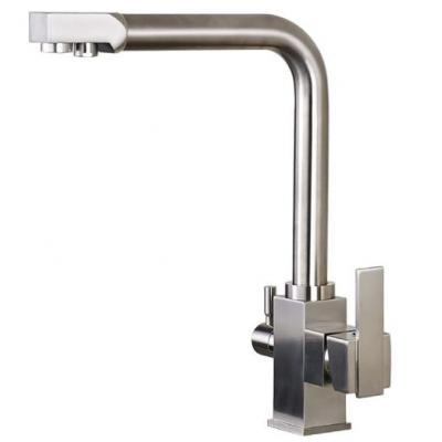 Brushed Nickel kitchen Sink Mixer Water Tap