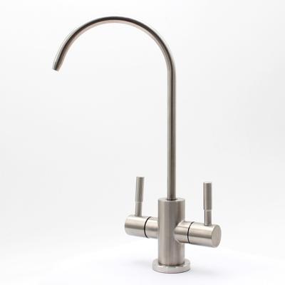 Two Handle Stainless Steel Filter Water Tap