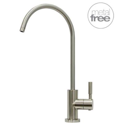 Metal Free Drinking Water Faucet Nickel Brushed