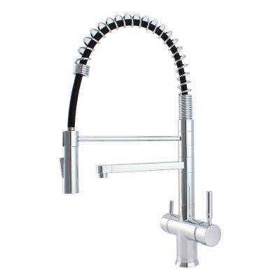 Spring Type 3 Way Kitchen Tap