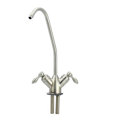 Two Handle Stainless Steel Drinking Tap 